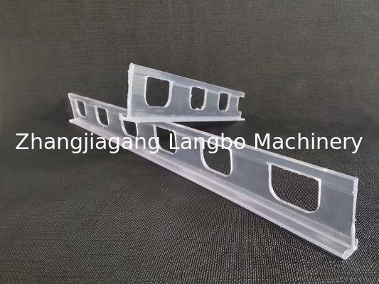 کیفیت  Supermarket Cable Cover Transparent PVC Profile Production Line کارخانه