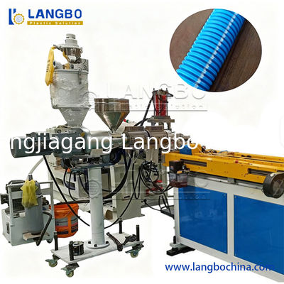 کیفیت  16mm-63mm PE PP PA Single Wall Corrugated Pipe Machine کارخانه