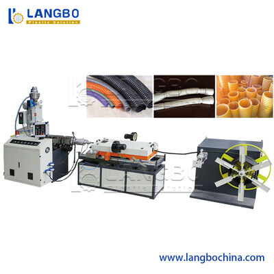کیفیت  Fully Automated Corrugated Pipe Line For Faster Electrical Conduit Production کارخانه
