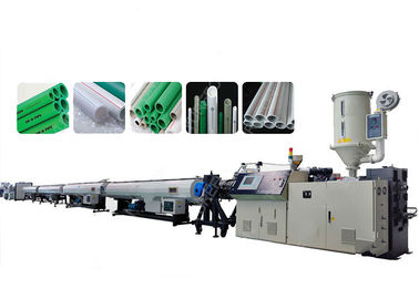 کیفیت  High Efficiency PPR Pipe Extrusion Line , Single Screw Plastic Extrusion Machine کارخانه