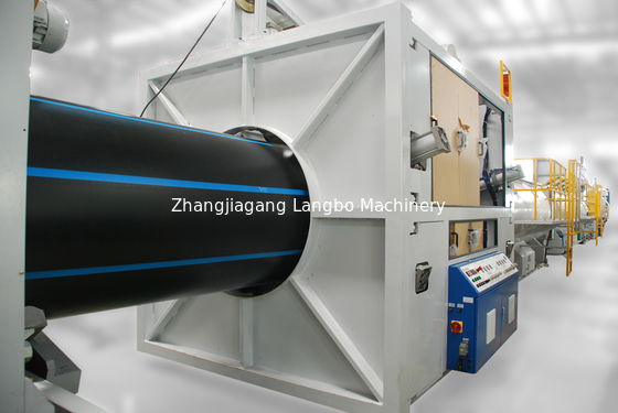 PE قطر بزرگ لوله دیواری حفره ای دوقلو تک پیچ Extruder Extrusion ماشین تولید خط تولید پلاستیک