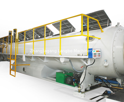 355-800mm قطر ظرفیت بالا HDPE PE لوله اکستروژن خط با دیگرباکس یکپارچه