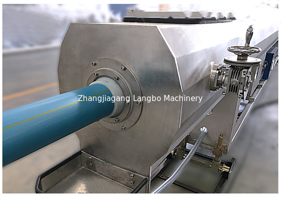 Servo Control Pipe HDPE Extrusion Line Single Screw
