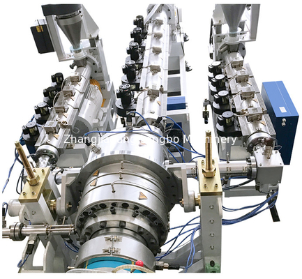 واحد پیچ Extruder 1200mm PE HDPE پلاستیک لوله یک خروجی پلاستیک ماشین