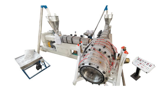 خط تولید لوله پی وی سی با راندمان بالا دستگاه اکستروژن پلاستیک