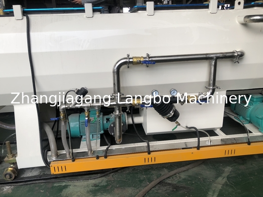 380 ولت 50 هرتز 3 فاز دستگاه تولید لوله HDPE خط اکستروژن لوله سفارشی