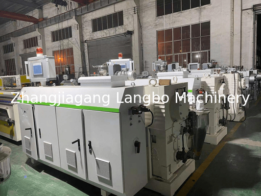 اکسترودر پلاستیکی دو پیچ مخروطی 55KW 80/156 با ظرفیت بالا