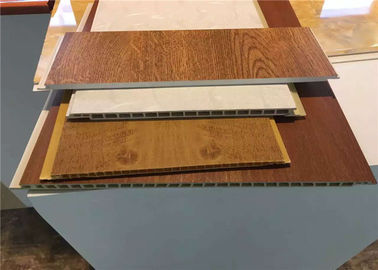 PVC PVC پانل دیواری خط اکستروژن کنترل اتوماتیک اندازه پروفایل 300MM
