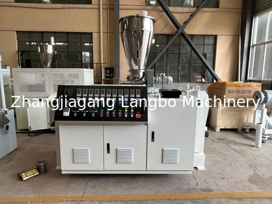 خط اکستروژن قاب پنجره PVC با قدرت موتور 22KW و اندازه پروفایل سفارشی بر اساس نقشه