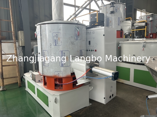 دستگاه میکسر پلاستیکی کنترلی 300/600 PLC 11 کیلووات برای تهیه مواد اولیه PVC