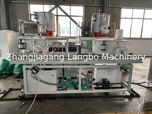 22kw Pvc Baseboard Profile Extrusion Line Twin Screw 8 متر طول دارد