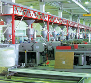 ماشین ظرفشویی پلاستیکی PVC با سیستم انتقال پنوماتیک / سیلو