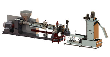 اکسترودر اکسترودر تک مرحله اکسترودر صرفه جویی در انرژی دستگاه پلاستیک پلاستیکی HDPE / PET