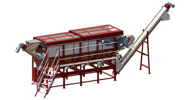 CE PET خط بطری شستشو، 1000KG / H سرعت محصول پلاستیک بازیافت ماشین