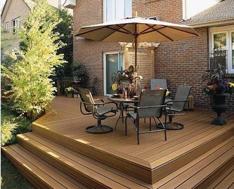 PP / PE WPC ساخت ماشین، Decking Profile نرده WPC ماشین اکستروژن