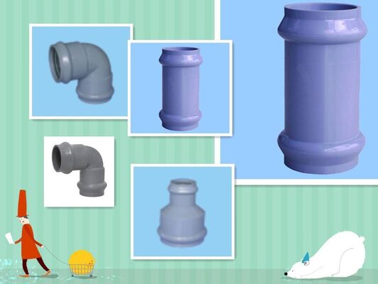 ماشین اکسترودر Pvc زیمنس، ماشین آلات تولید لوله های دو طرفه Pvc