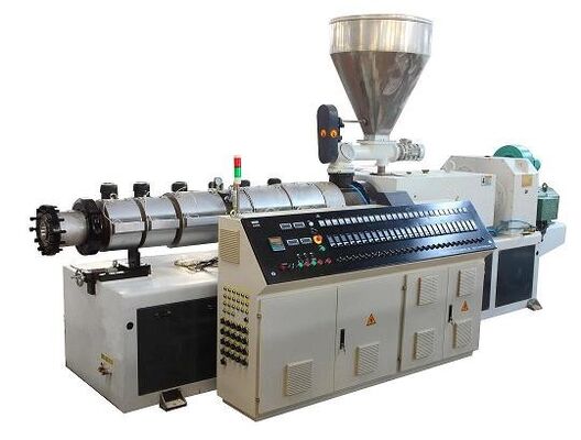SJSZ51 ماشین اکسترودر پیچ دوقلو مخروطی  Schneider High Plasitify