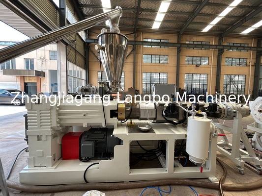 80/156 خط تولید لوله های PVC با اکسترودر دو پیچ موازی چرخش کنترلی