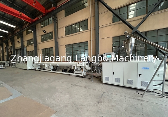 80/156 خط تولید لوله های PVC با اکسترودر دو پیچ موازی چرخش کنترلی