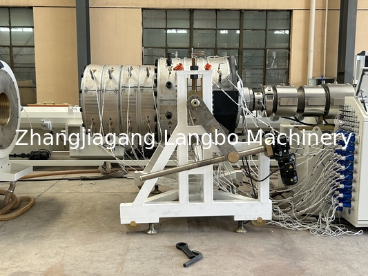 خط اکستروژن لوله های PVC 400-710mm با موتور 92/188 110KW