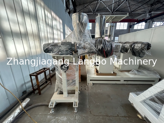 دستگاه لوله HDPE لوله PE خط اکستروژن پلاستیکی با کنترل صفحه لمس PLC