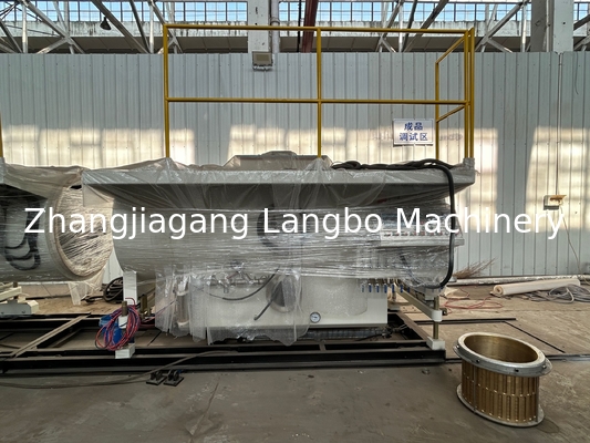 قطر بزرگ DN اندازه دو / سه دیوار HDPE PE آب رسانی قطر بزرگ پلاستیکی PP PPR HDPE PE Pprc لوله اکستروژن تولید خط ماشین ساخت