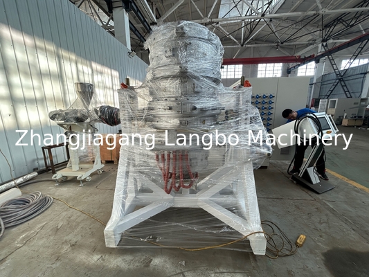 خط اکستروژن لوله های HDPE 355-800mm با اکستروژر تک پیچ