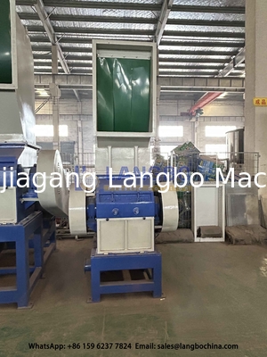 37KW خردکن برای لوله های PVC خط ماشین بازیافت زباله های پلاستیکی