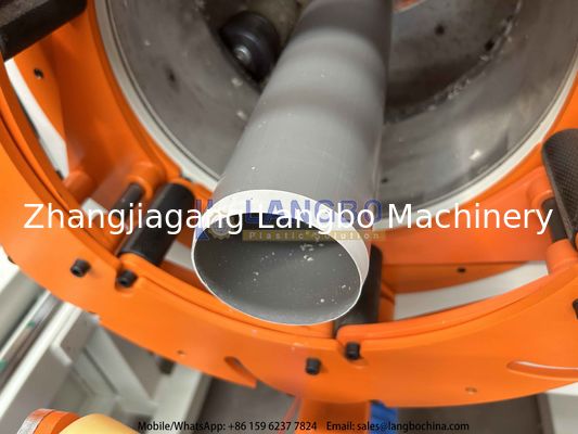 ماشین ساخت لوله های PVC کاملا اتوماتیک برای آب رسانی تخلیه صنایع شیمیایی لوله معدن