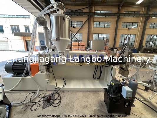 Single Screw Extruder PE HDPE Pipe Making Machine