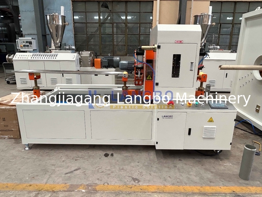 800kg/h خط ساخت لوله های PVC با سرعت بالا با پیچ 80/173 با سرعت بالا برای قطر لوله 75-250mm