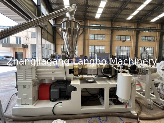 خط تولید لوله های PVC با سرعت بالا 90/156 برای قطر لوله 90-315