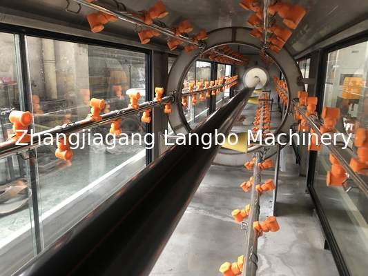 زیمنس موتور پلاستیک Extruder HDPE لوله اکستروژن تولید خط ماشین اکستروژن