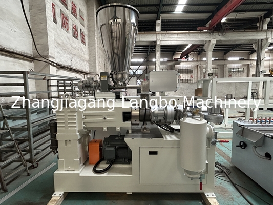 1180mm پلاستیک سیم لوله کابل لوله Extruder با مخروطی دو پیچ Extruder ترجیح