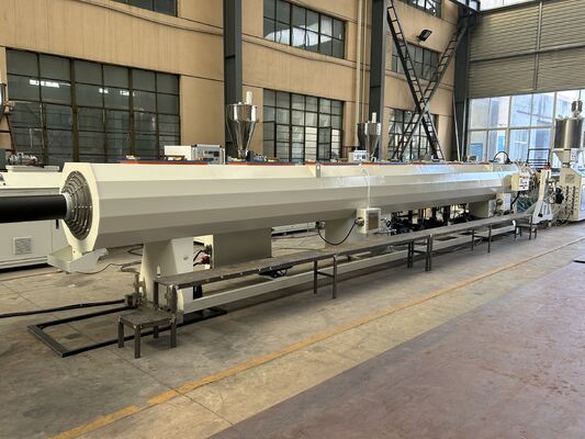 زیمنس موتور پلاستیک Extruder HDPE لوله اکستروژن تولید خط ماشین اکستروژن