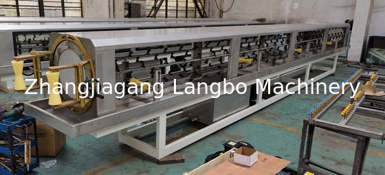 دستگاه لوله HDPE لوله PE خط اکستروژن پلاستیکی با کنترل صفحه لمس PLC