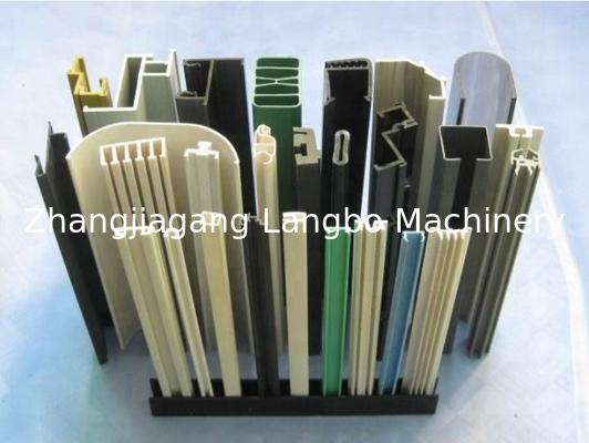 پروفیل پلاستیکی Extruder U PVC PE Shutter فریم پنجره Louver Rain Gutter Corner Edge Band Strip Guards Turn L Angle Making Machine/ خط تولید اکستروژن