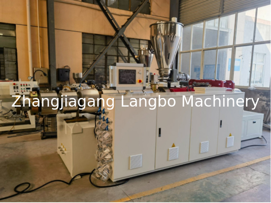 پروفایل پلاستیکی U PVC PP PE لبه گوشه گره / باند چرخش L زاویه کابل سیم الکتریکی Extrusion / تولید خط ماشین