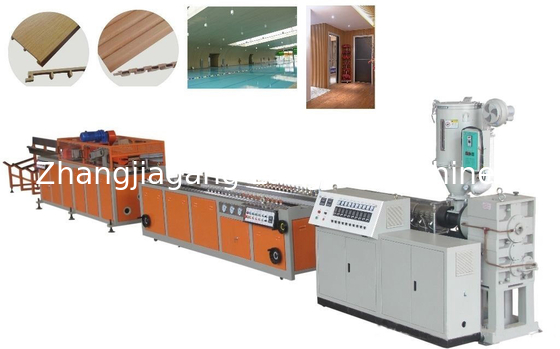 WPC Decking Flooring Post Composite Profile Rail Extrusion تولید خط تولید ماشین ساخت