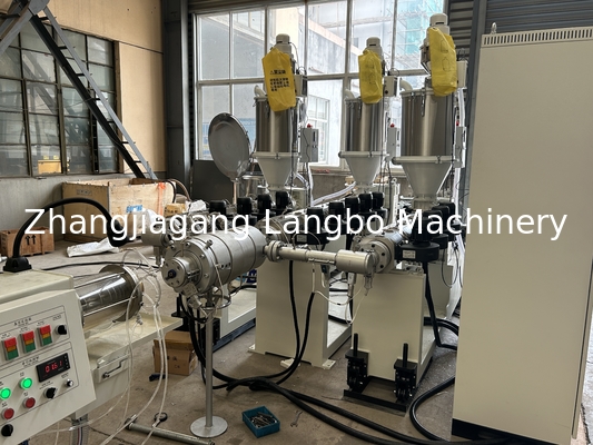 PPR لوله لوله الکتریکی آب (Extruder، کشیدن، برش پیچ و خم کردن، زنگ زدن) ماشین تولید خط تولید Extrusion Making