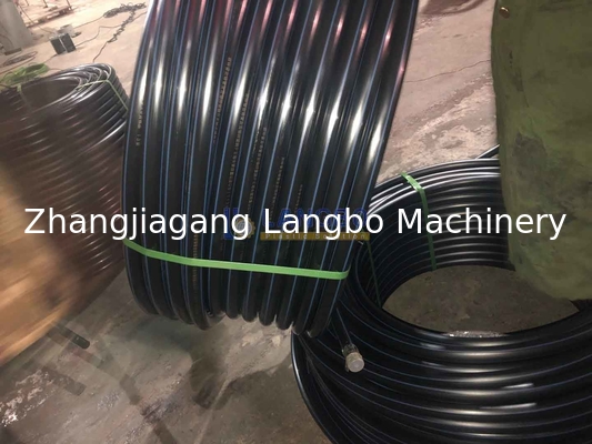 32mm PE Hose Coiler با دو دو دیسک دو طرفه سرعت 0.1-10m/min درجه خودکار کامل