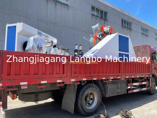 دستگاه بازپرداخت لوله های پلاستیکی با ایستگاه دوگانه PE HDPE