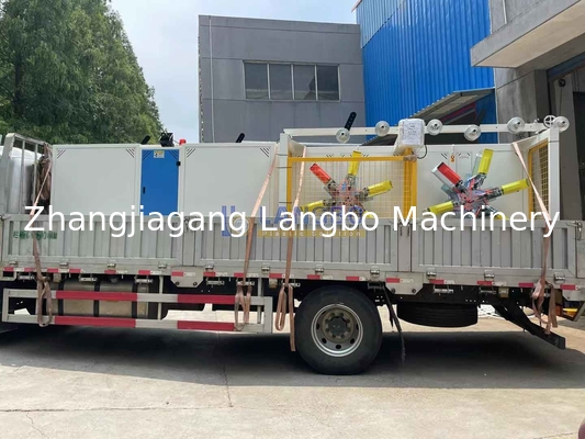 دستگاه سیم‌پیچ کویلر لوله پلاستیکی برای خط اکستروژن لوله HDPE PE