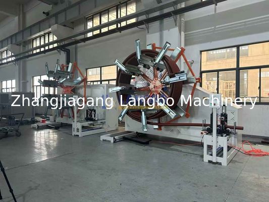 16mm PE لوله پلاستیکی Winder لوله کویل با قطعات الکتریکی شنایدر کاملا اتوماتیک