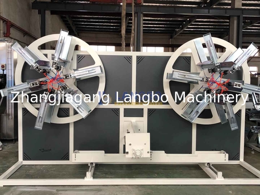 16-160MM PE HDPE لوله Winder پلاستیکی نرم لوله Coiler ماشین با ایستگاه دوگانه واحد و سرعت پیچ 0.1-10m / min