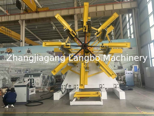 دستگاه سیم‌پیچ کویلر لوله پلاستیکی برای خط اکستروژن لوله HDPE PE