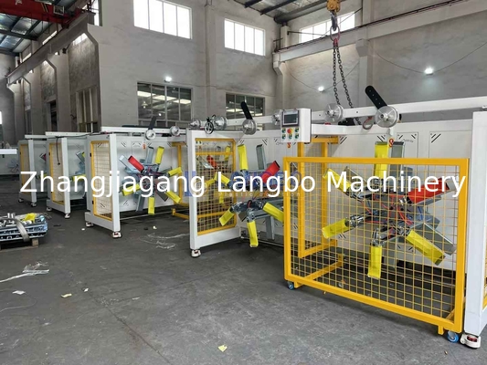 16-63mm HDPE / Pert / LDPE Coiler Full-Automatic Double Disk پلاستیکی ماشین پیچ و خم کننده برای محدوده پیچ و خم 1600-3200mm