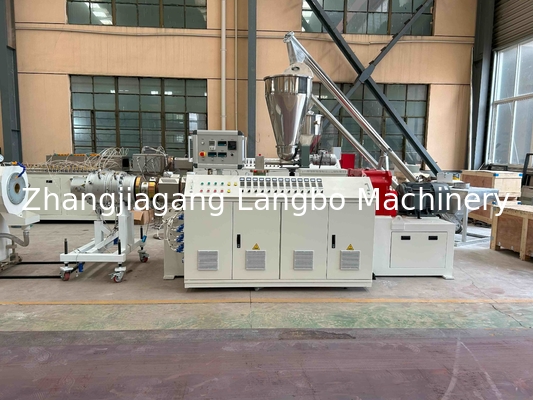 خط تولید دستگاه اکستروژن ساخت لوله شیلنگ آبیاری قطره ای کشاورزی زهکشی آب PVC پلاستیکی