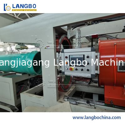 دستگاه پلاستیک PVC ساخت لوله آب، اکسترودر لوله با سیستم کنترل اتوماتیک