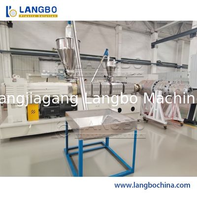 اکسترودر PVC پلاستیکی با سرعت بالا 16-1600 میلی‌متری برای لوله‌های آبرسانی، زهکشی، آبیاری و مجراهای برق